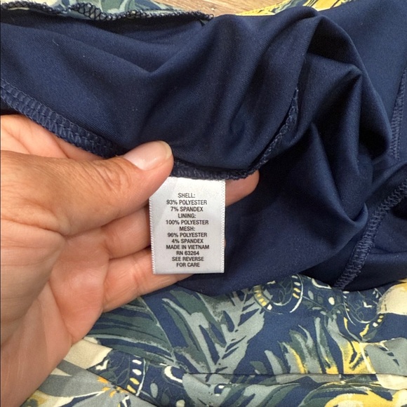 Sunday Navy Floral Mini Skirt - Picture 7 of 9